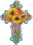 (image for) Summer Season Floral Cross